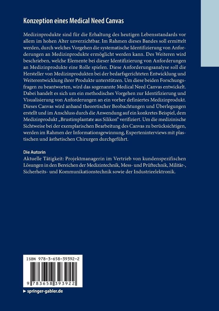 Weitere Ansicht: Konzeption eines Medical Need Canvas | Franziska Köhr