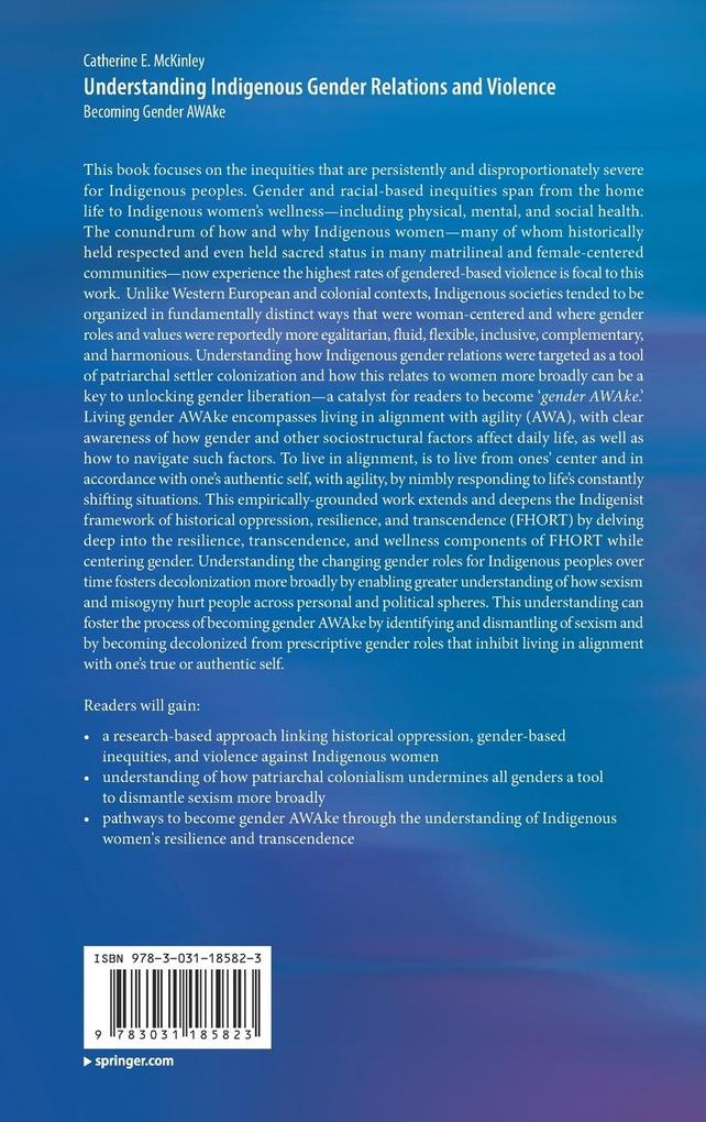 Weitere Ansicht: Understanding Indigenous Gender Relations and Violence | Catherine E. McKinley
