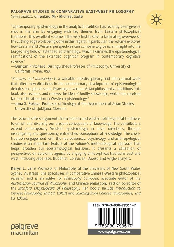 Weitere Ansicht: Knowers and Knowledge in East-West Philosophy