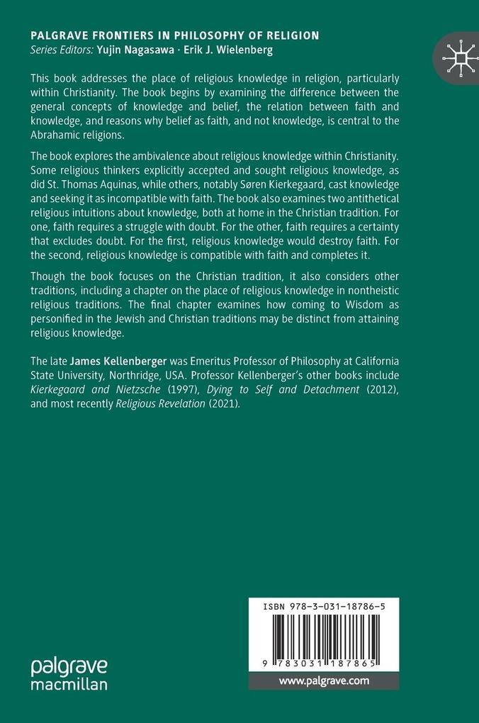 Weitere Ansicht: Religious Knowledge | James Kellenberger