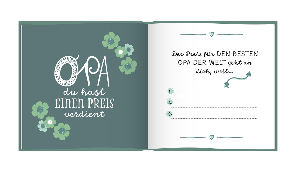 Weitere Ansicht: Das Erinnerungsbuch für den besten Opa der Welt. Ausfüllbuch zum Verschenken für den Opa zum Geburtstag, oder Vatertag. Liebevolle Geschenkidee für Opa von Enkeltochter und Enkelsohn. Geschenkbuch | Lisa Wirth