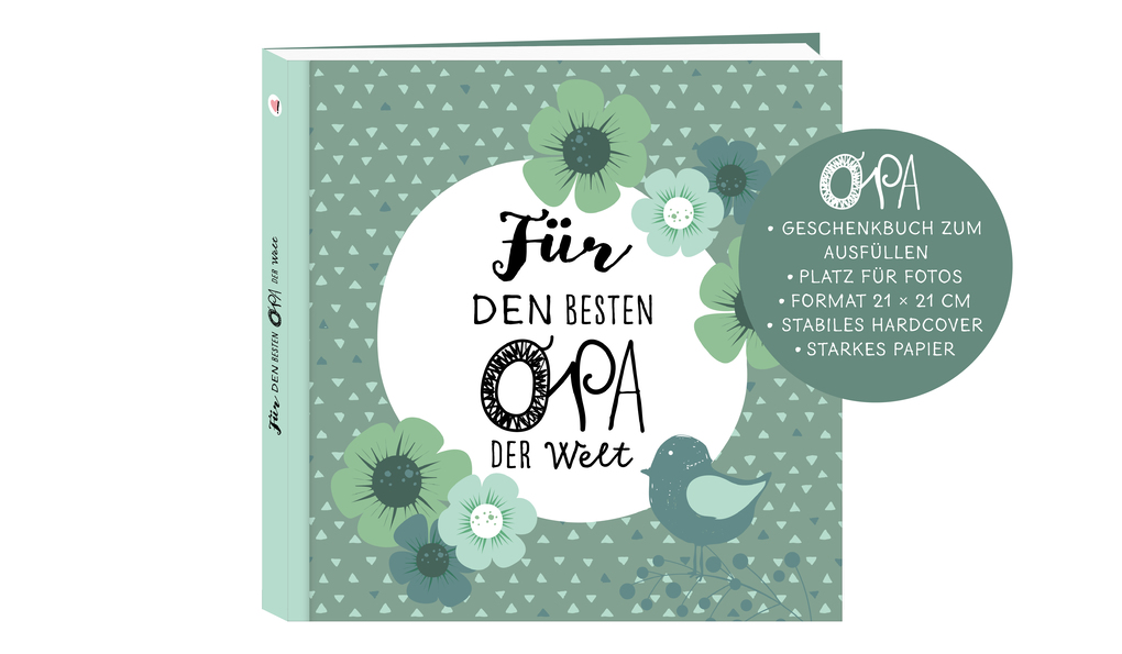 Weitere Ansicht: Das Erinnerungsbuch für den besten Opa der Welt. Ausfüllbuch zum Verschenken für den Opa zum Geburtstag, oder Vatertag. Liebevolle Geschenkidee für Opa von Enkeltochter und Enkelsohn. Geschenkbuch | Lisa Wirth
