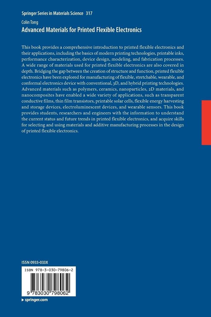 Weitere Ansicht: Advanced Materials for Printed Flexible Electronics | Colin Tong