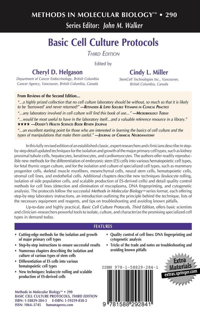 Weitere Ansicht: Basic Cell Culture Protocols