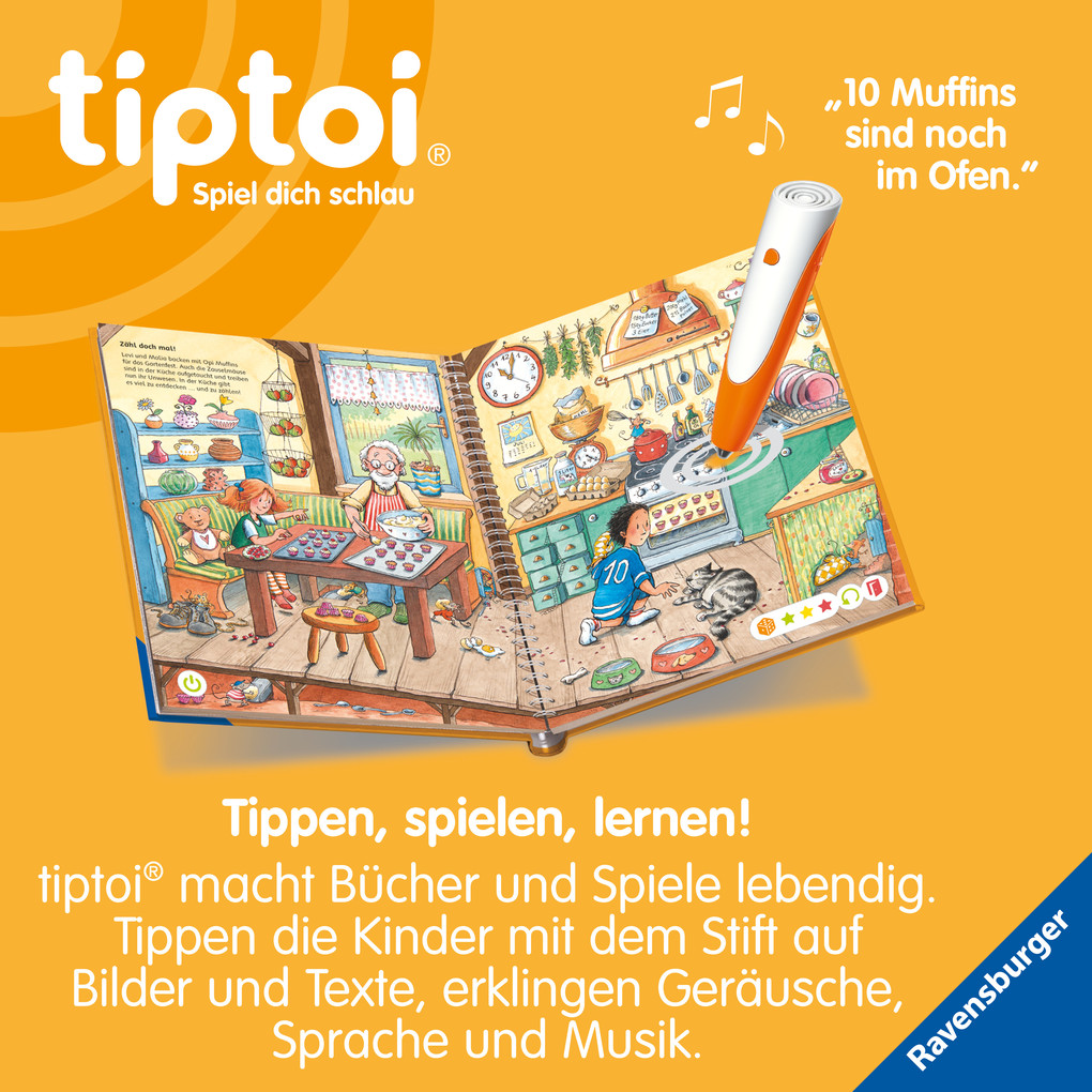 Weitere Ansicht: tiptoi® Meine Lern-Spiel-Welt - Zahlen und Mengen | Heike Tober
