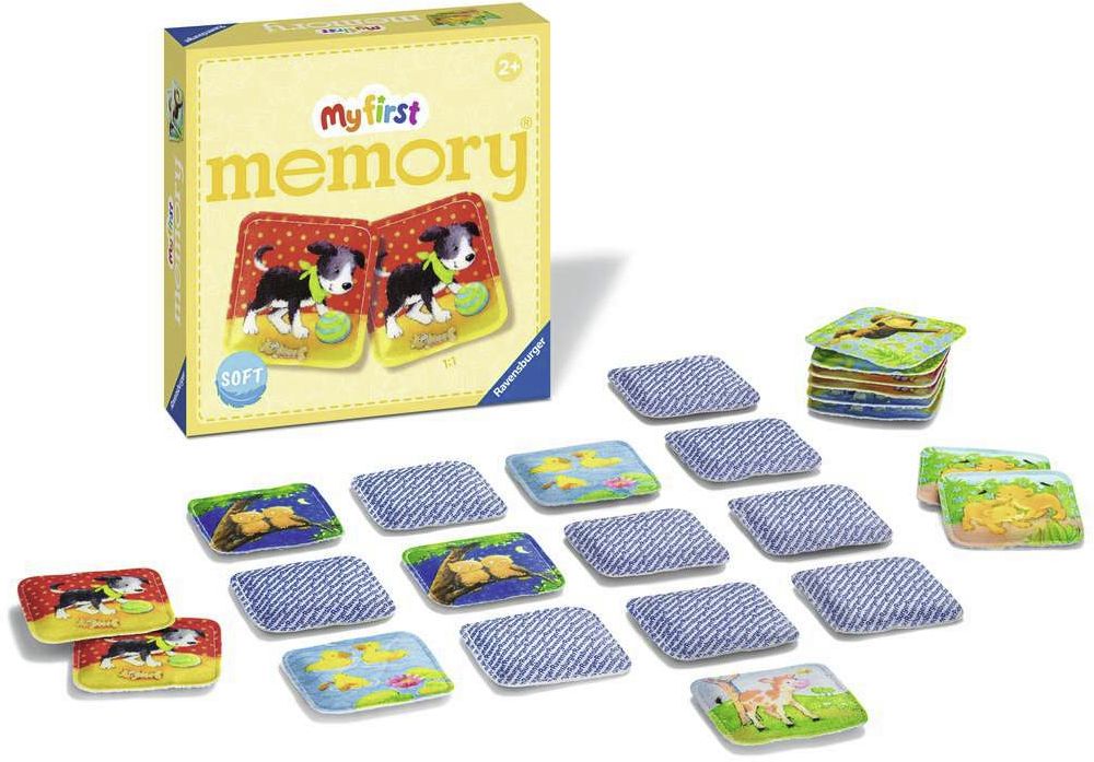 Weitere Ansicht: My first memory® Plüsch - Kinderspiel ab 2 Jahre | William H. Hurter