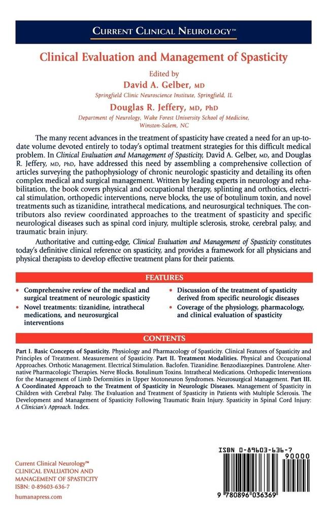 Weitere Ansicht: Clinical Evaluation and Management of Spasticity