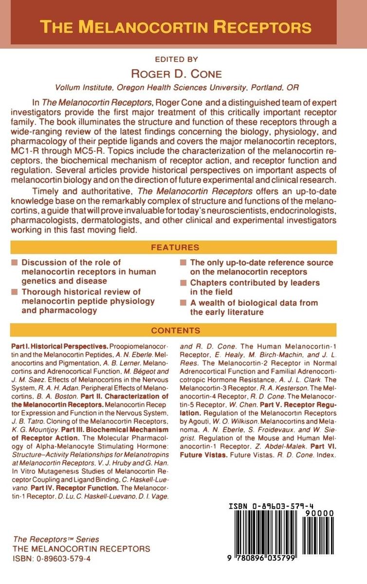 Weitere Ansicht: The Melanocortin Receptors