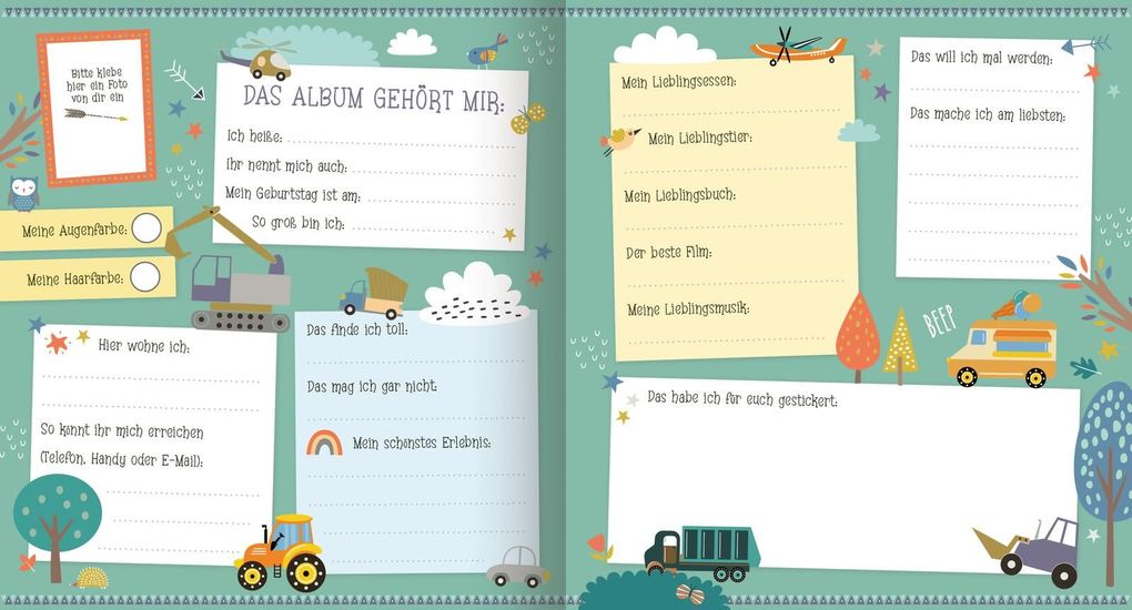 Weitere Ansicht: Alle meine Freunde - Fahrzeuge | Mit über 300 Stickern