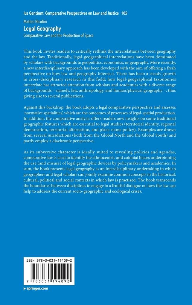 Weitere Ansicht: Legal Geography | Matteo Nicolini