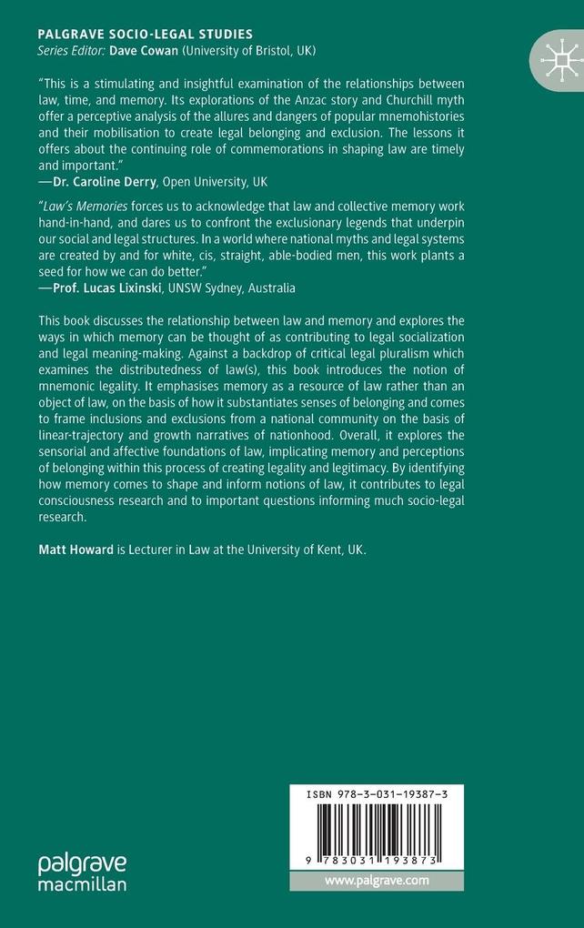 Weitere Ansicht: Law's Memories | Matt Howard