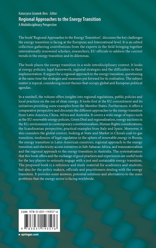 Weitere Ansicht: Regional Approaches to the Energy Transition