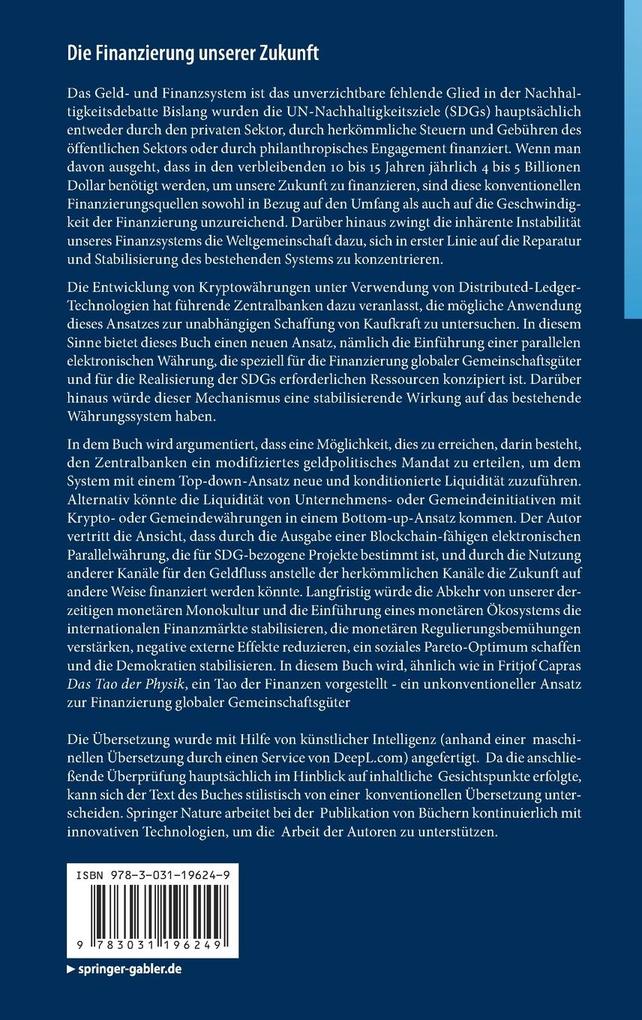 Weitere Ansicht: Die Finanzierung unserer Zukunft | Stefan Brunnhuber