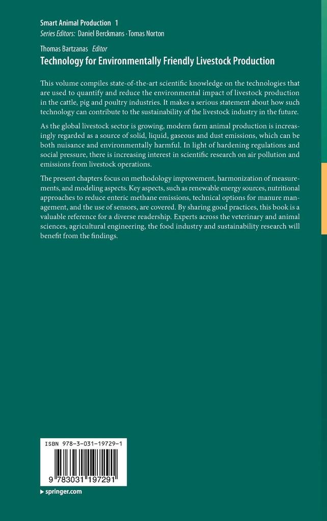 Weitere Ansicht: Technology for Environmentally Friendly Livestock Production