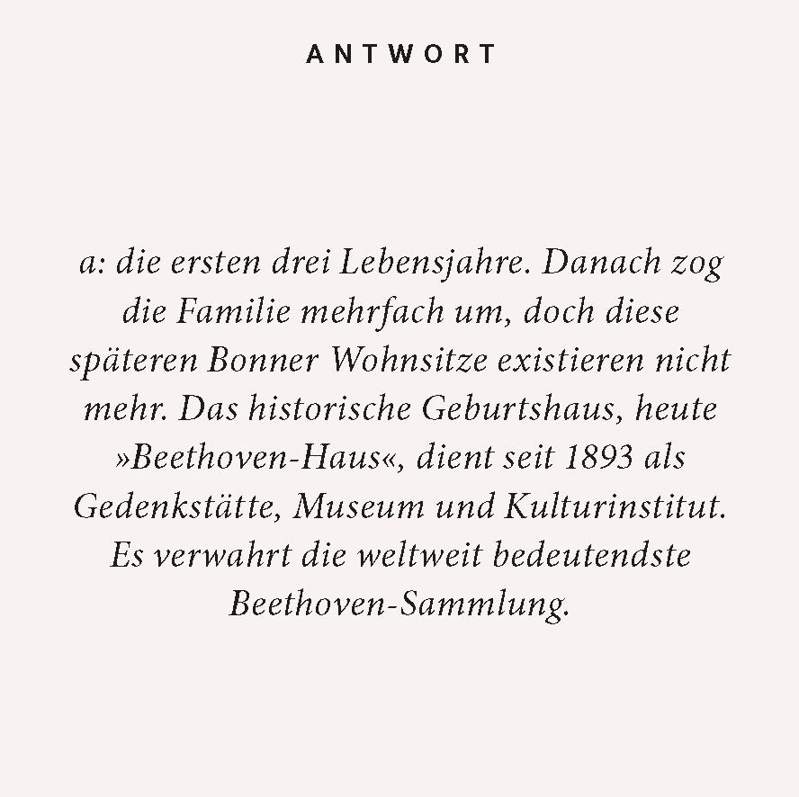 Weitere Ansicht: Beethoven-Quiz | Melanie Florin