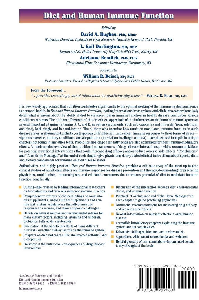 Weitere Ansicht: Diet and Human Immune Function