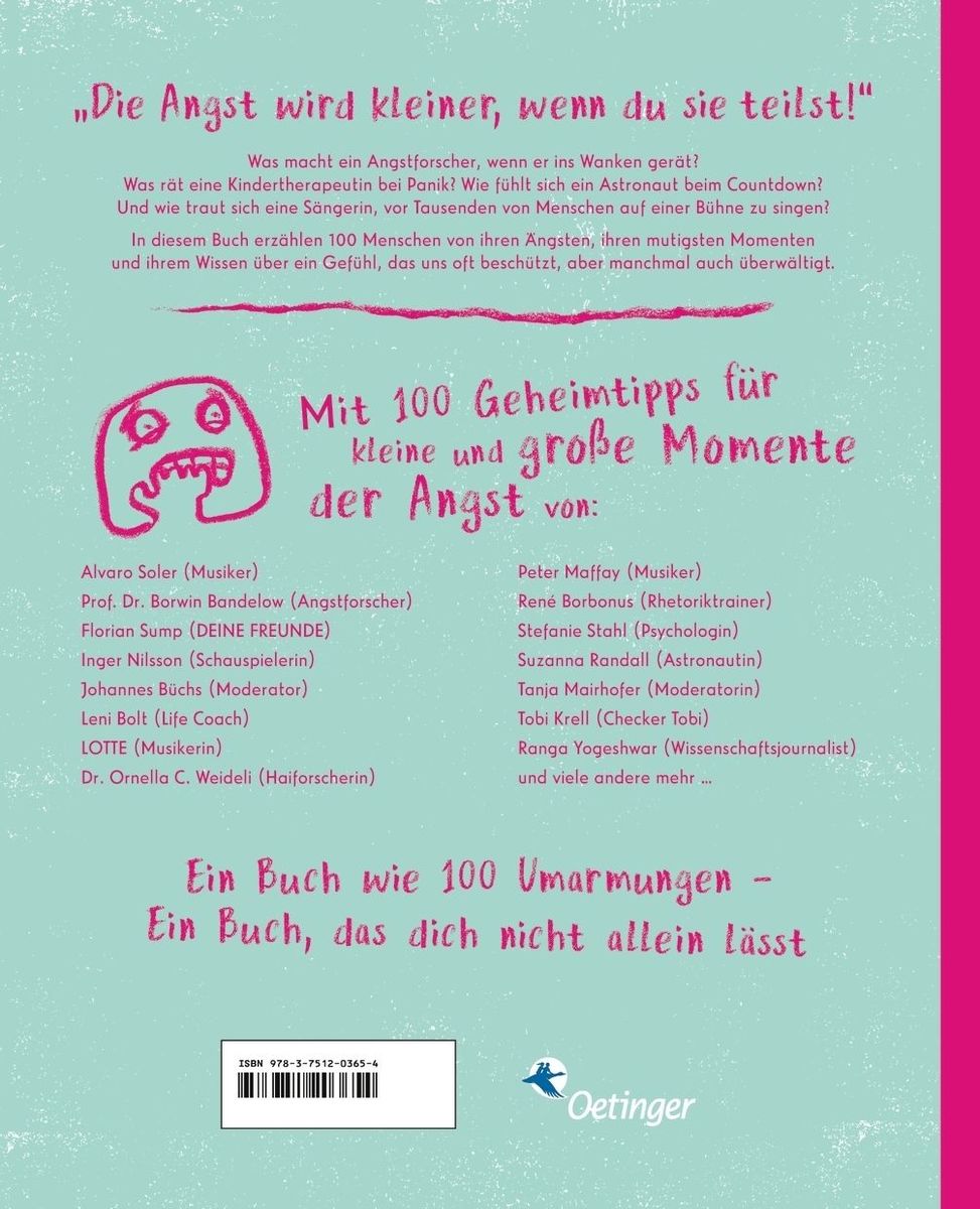 Weitere Ansicht: Keine Angst vor der Angst. Ein Buch wie 100 Freundinnen und Freunde | Christine Rickhoff