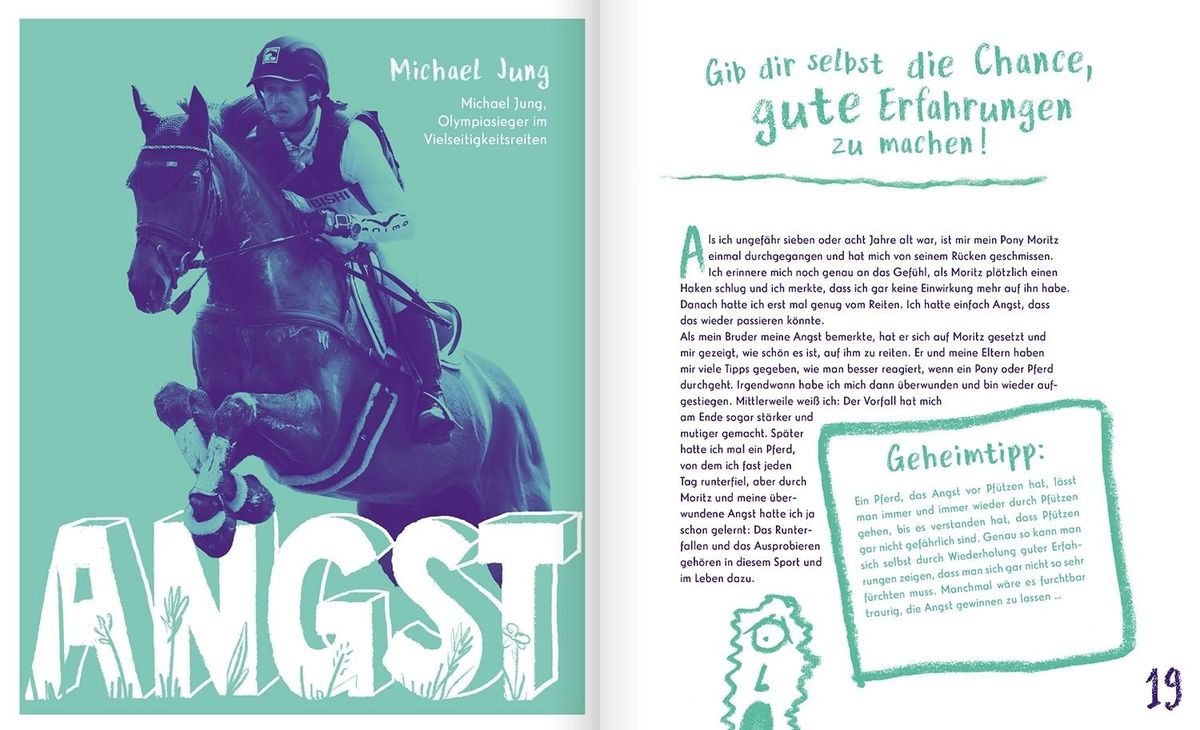 Weitere Ansicht: Keine Angst vor der Angst. Ein Buch wie 100 Freundinnen und Freunde | Christine Rickhoff