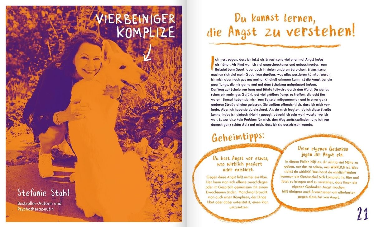 Weitere Ansicht: Keine Angst vor der Angst. Ein Buch wie 100 Freundinnen und Freunde | Christine Rickhoff