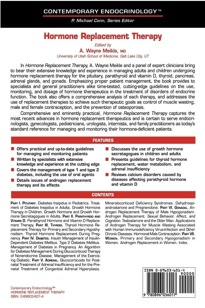 Weitere Ansicht: Hormone Replacement Therapy