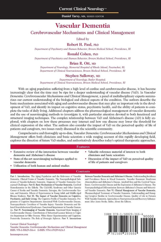 Weitere Ansicht: Vascular Dementia