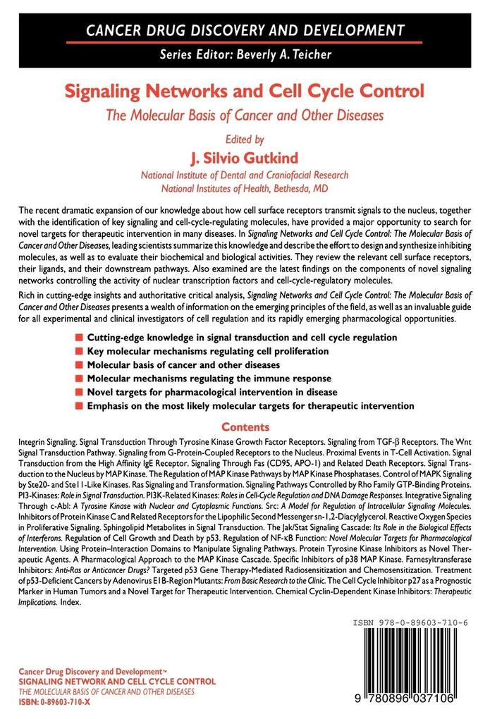 Weitere Ansicht: Signaling Networks and Cell Cycle Control