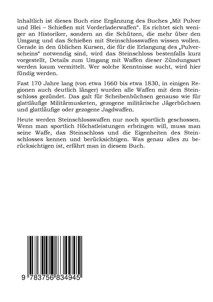 Weitere Ansicht: Steinschloss | Wolfgang Finze