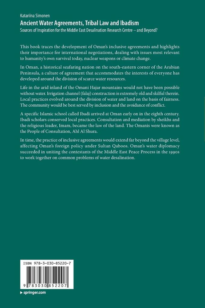 Weitere Ansicht: Ancient Water Agreements, Tribal Law and Ibadism | Katariina Simonen