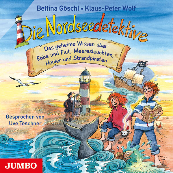 Produktbild: Die Nordseedetektive. Das geheime Wissen über Ebbe und Flut, Meeresleuchten, Heuler und Strandpiraten | Bettina Göschl, Klaus-Peter Wolf