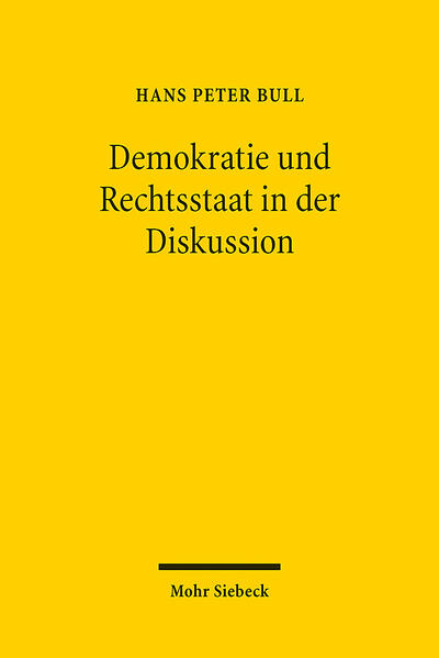 Produktbild: Demokratie und Rechtsstaat in der Diskussion | Hans Peter Bull
