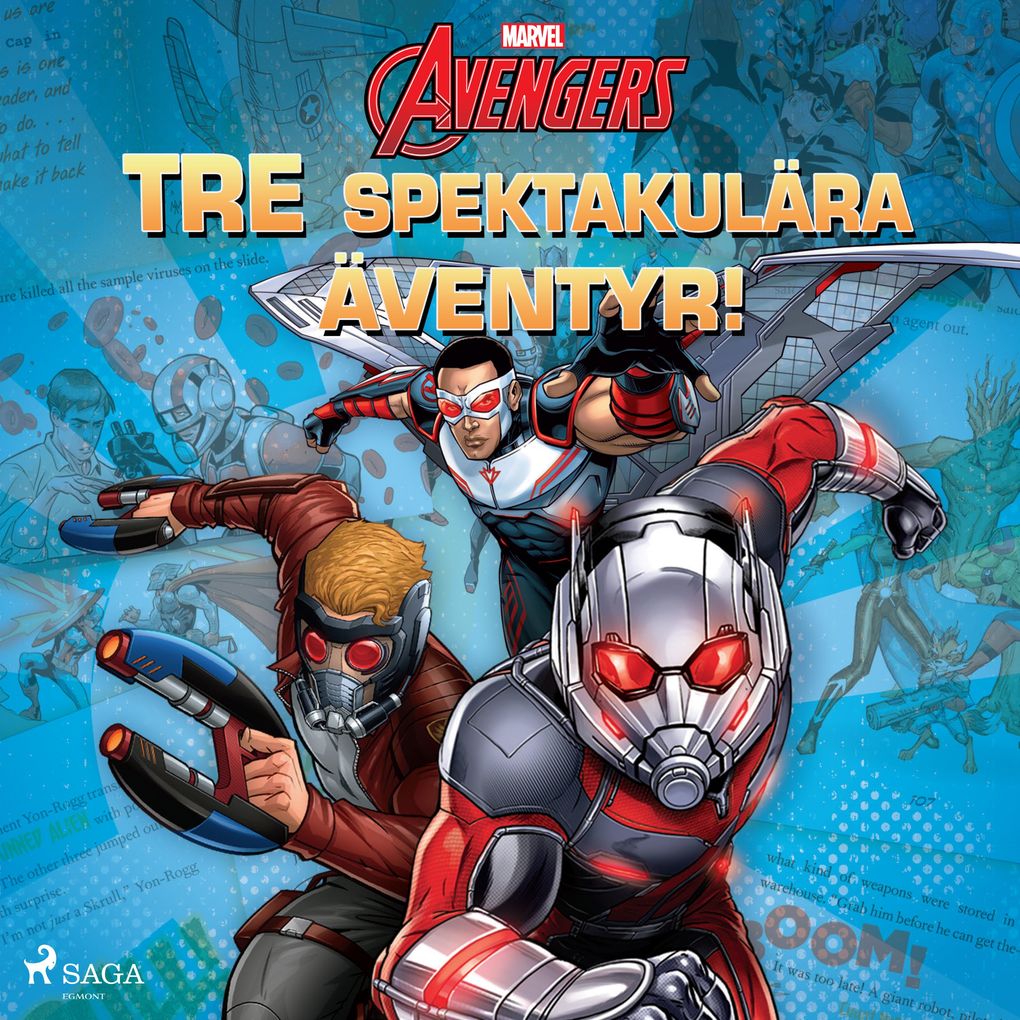 Produktbild: Avengers - TRE spektakulära äventyr! | Marvel