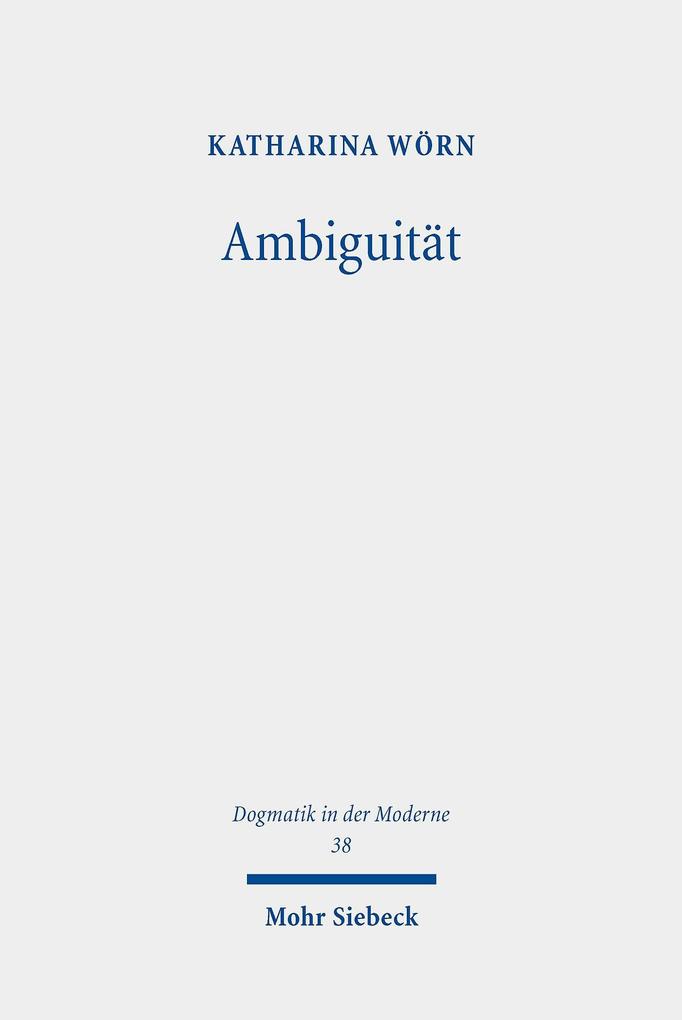 Produktbild: Ambiguität | Katharina Wörn