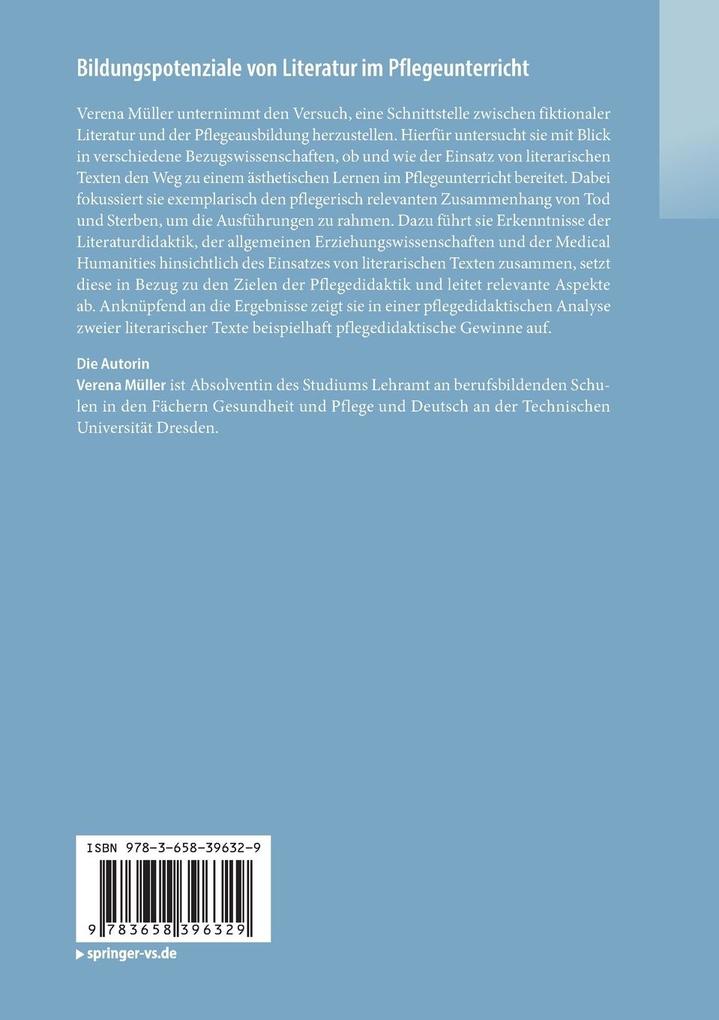 Weitere Ansicht: Bildungspotenziale von Literatur im Pflegeunterricht | Verena Müller