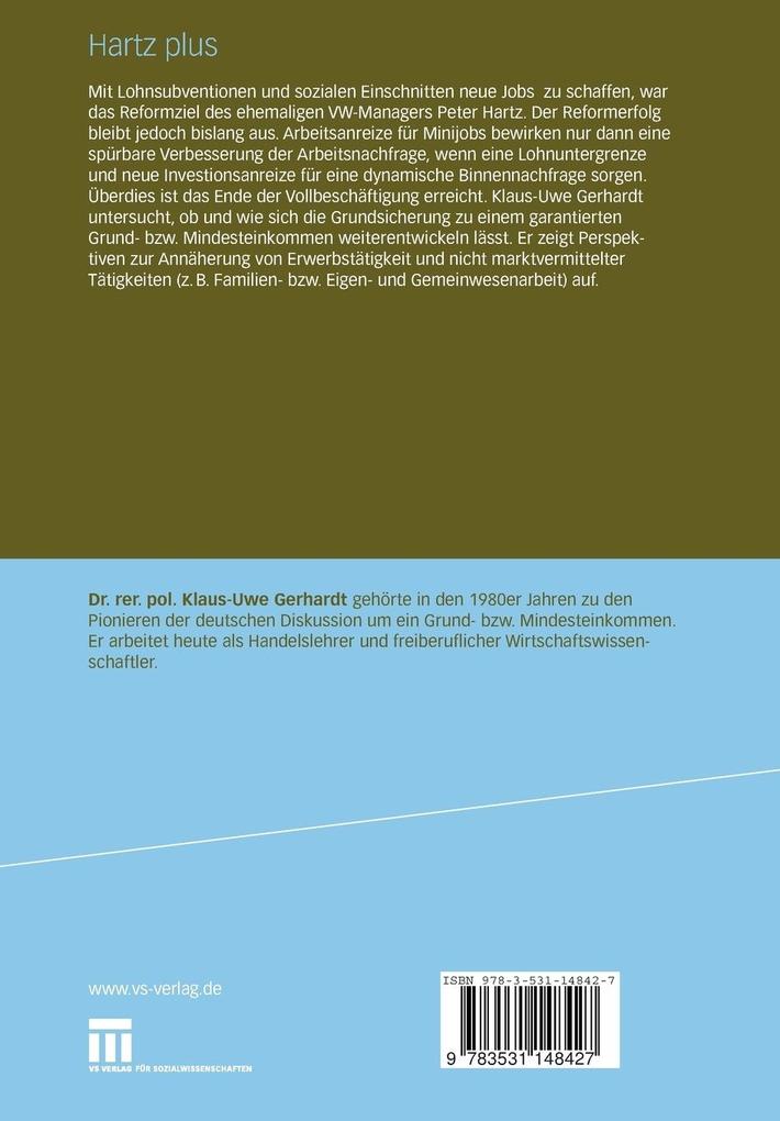 Weitere Ansicht: Hartz plus | Klaus Uwe Gerhardt