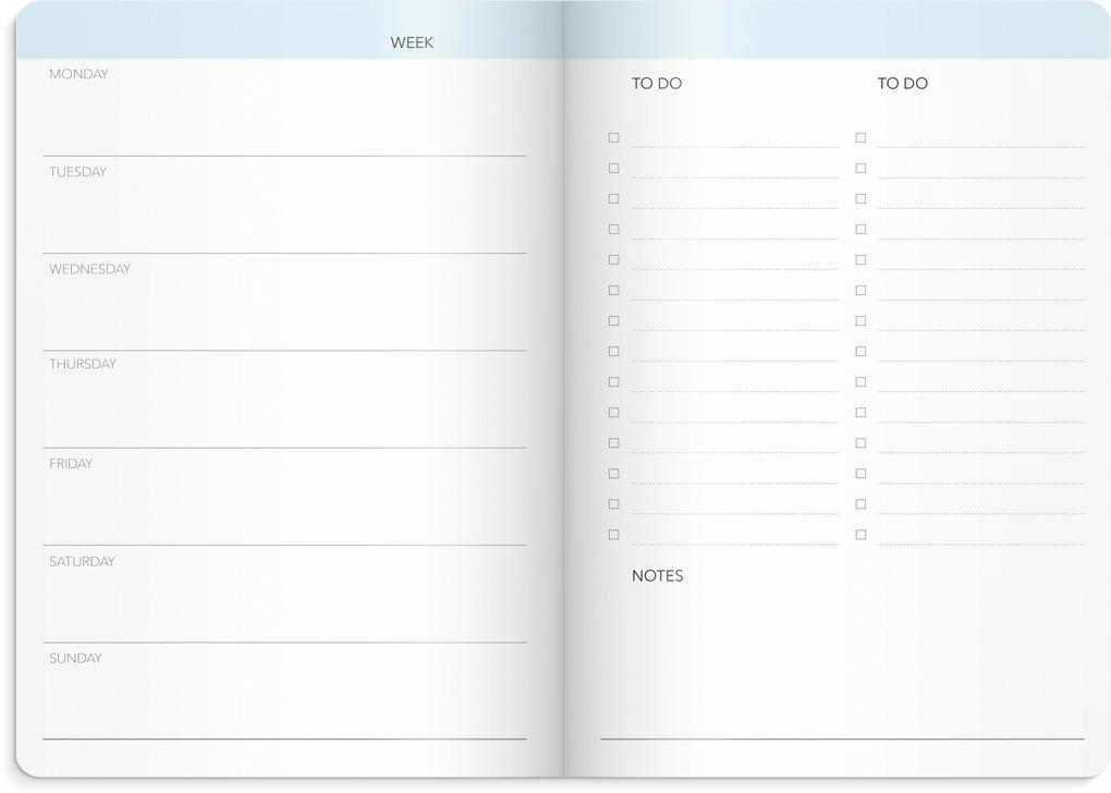 Weitere Ansicht: Burde Week Planner undated pink