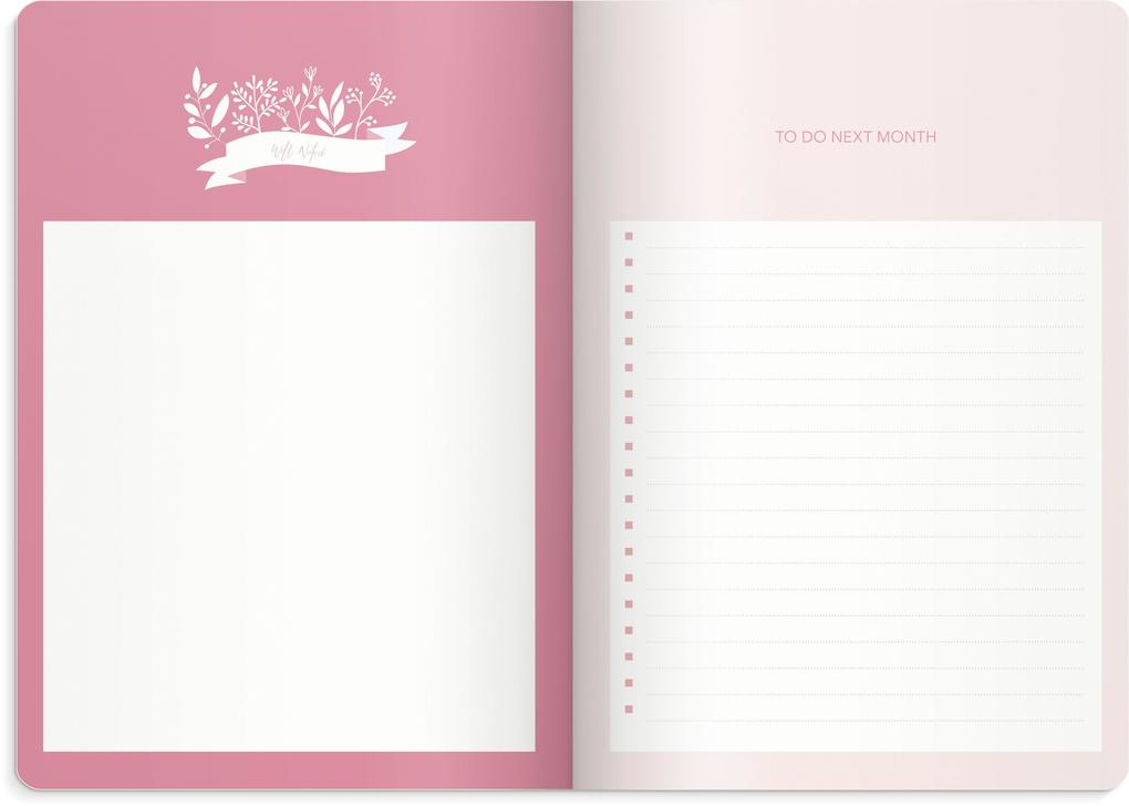 Weitere Ansicht: Burde Week Planner undated pink