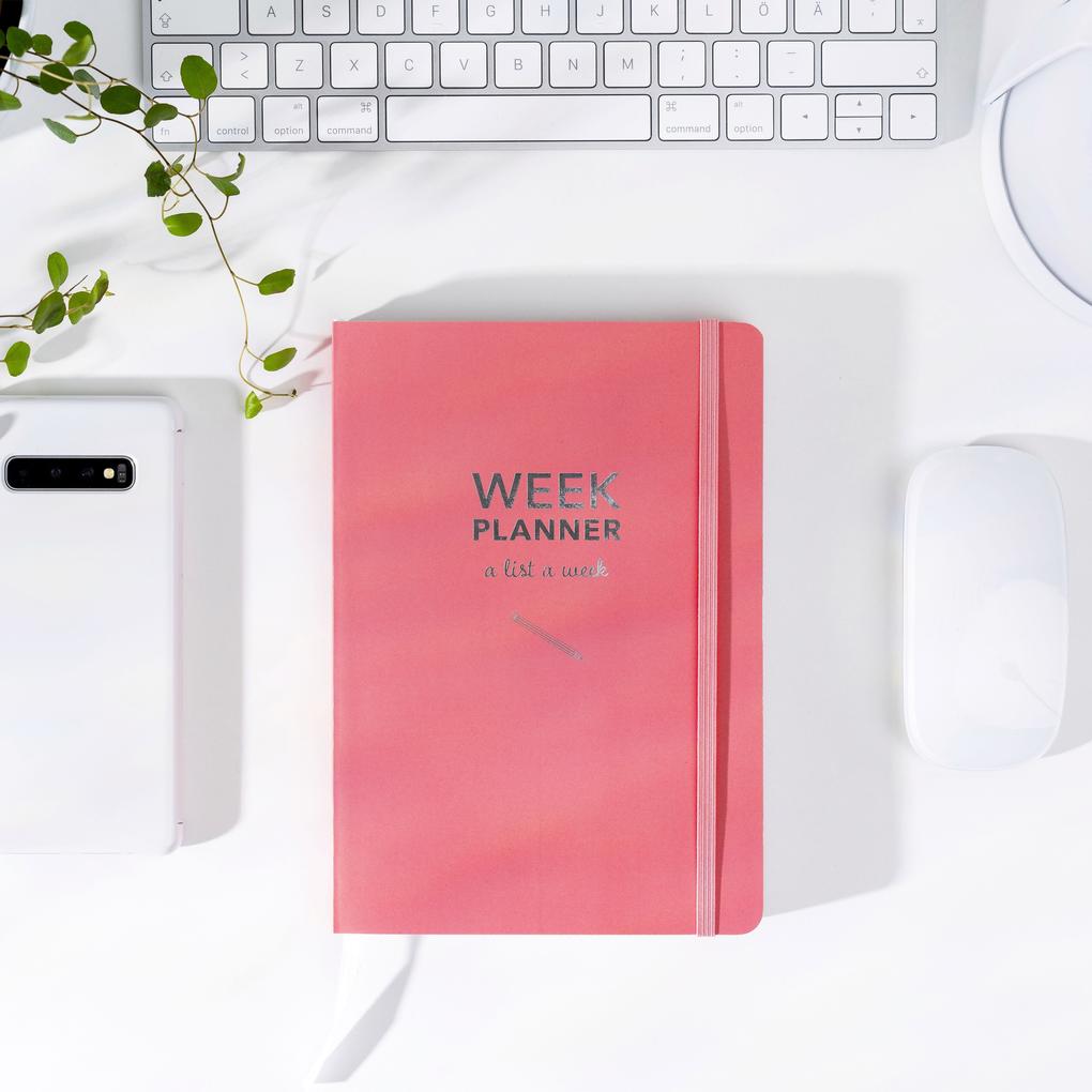 Weitere Ansicht: Burde Week Planner undated pink