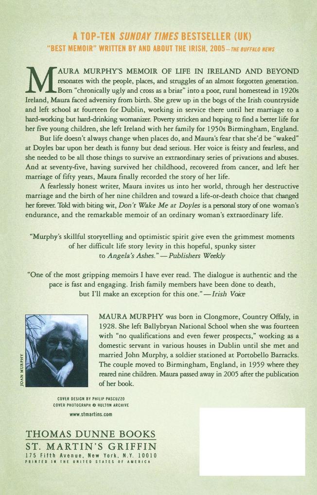Weitere Ansicht: Don't Wake Me at Doyles | Maura Murphy