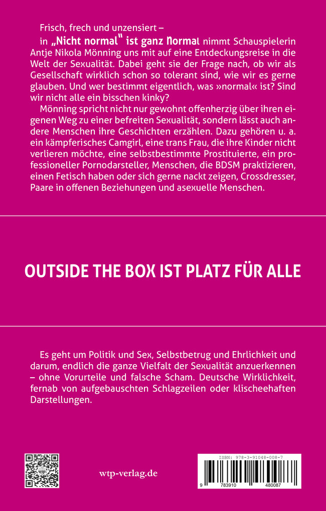 Weitere Ansicht: "Nicht normal" ist ganz normal | Antje Nikola Mönning