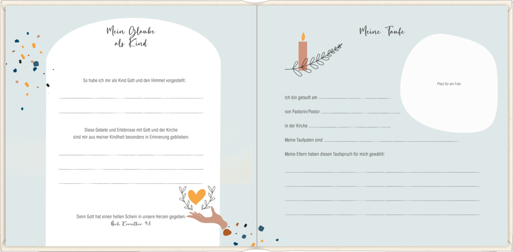 Weitere Ansicht: Eintragalbum - Meine Firmung. Erinnerungen und Wünsche