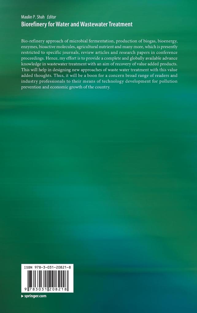 Weitere Ansicht: Biorefinery for Water and Wastewater Treatment