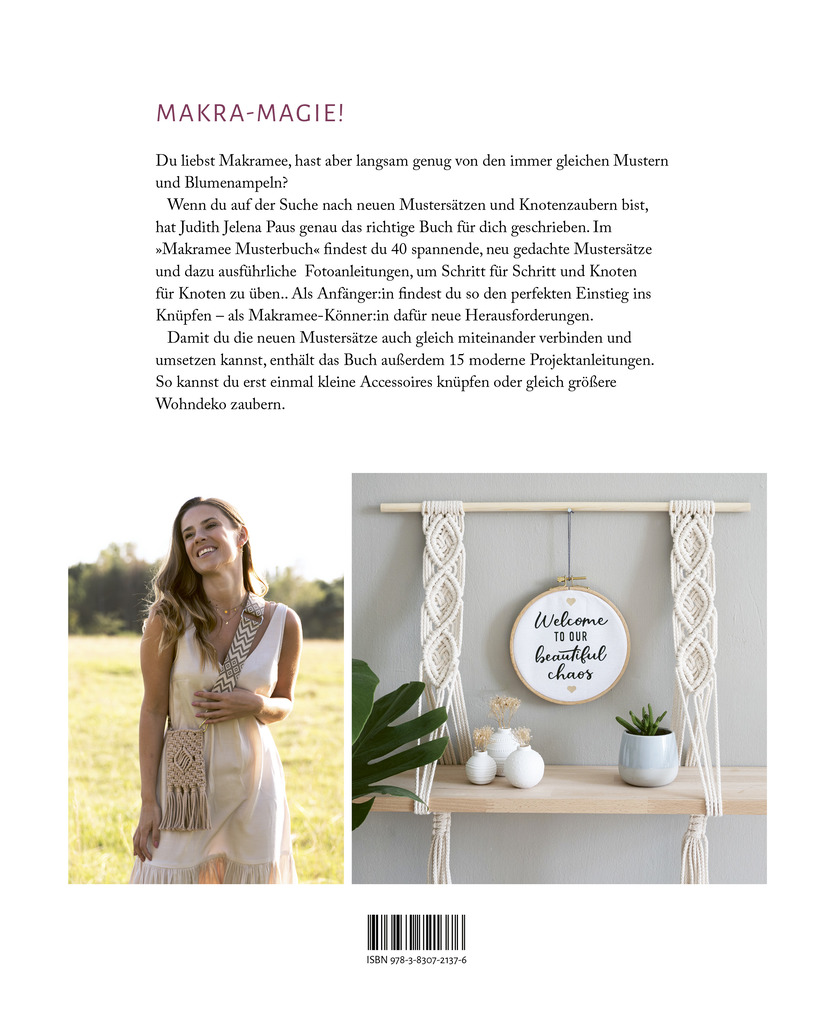Weitere Ansicht: Das Makramee Musterbuch | Judith Jelena Paus