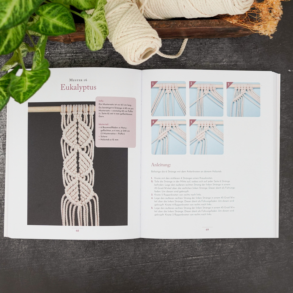 Weitere Ansicht: Das Makramee Musterbuch | Judith Jelena Paus