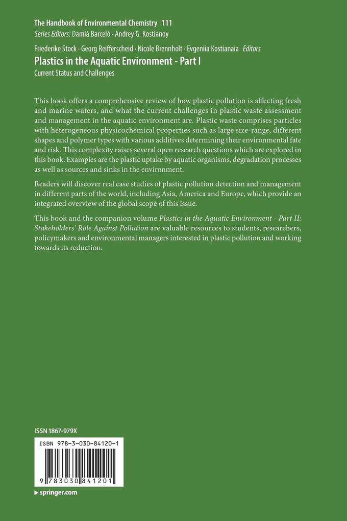 Weitere Ansicht: Plastics in the Aquatic Environment - Part I