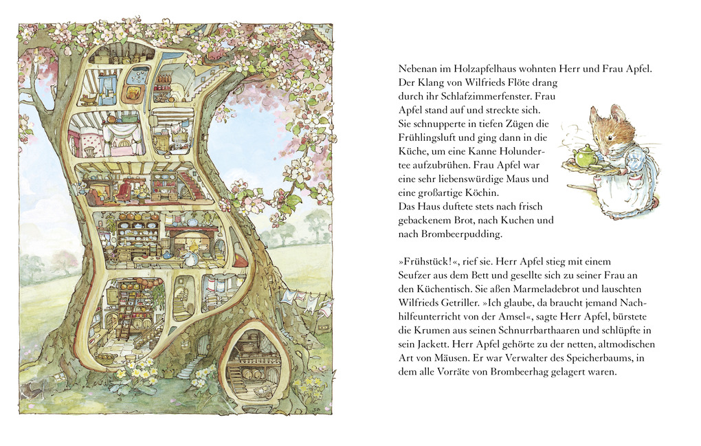 Weitere Ansicht: Brombeerhag im Frühling | Jill Barklem