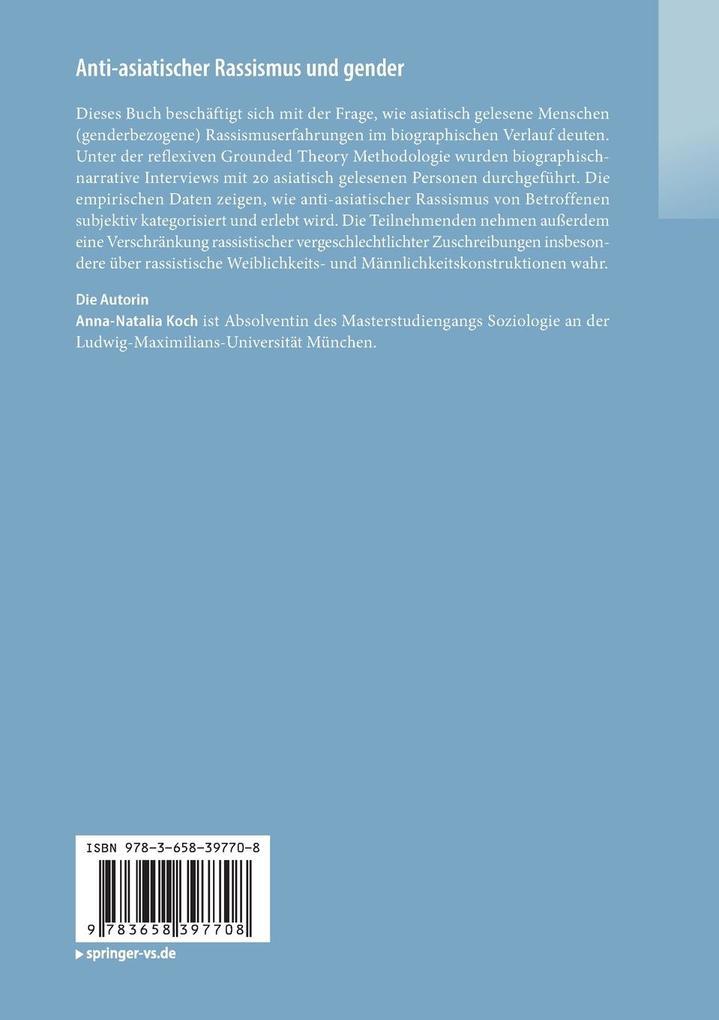 Weitere Ansicht: Anti-asiatischer Rassismus und gender | Anna-Natalia Koch