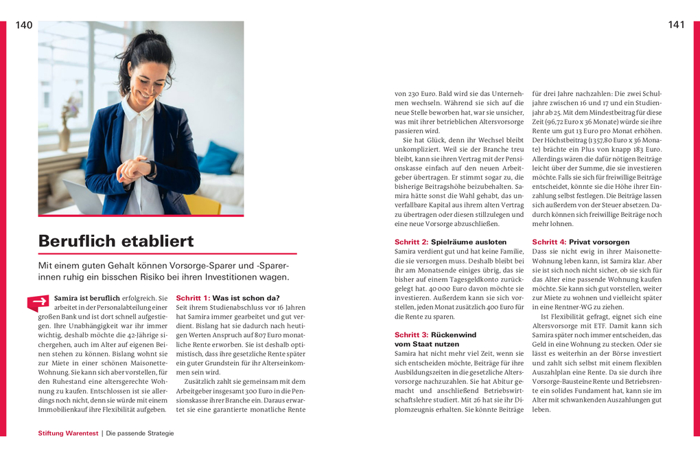 Weitere Ansicht: Altersvorsorge für Angestellte | Annika Krempel