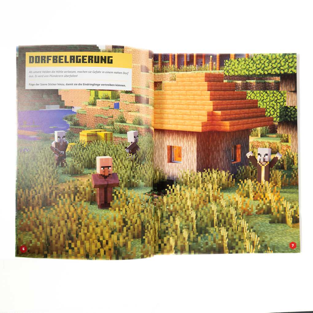 Weitere Ansicht: Minecraft Stickerbuch Schatzsuche | Minecraft, Mojang AB