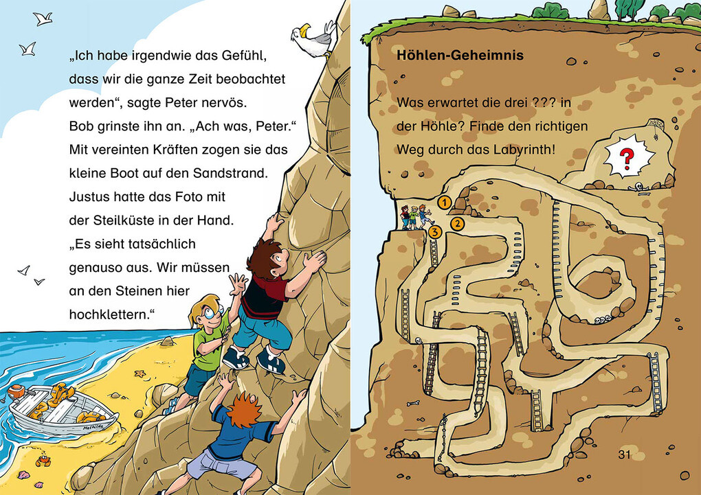 Weitere Ansicht: Die drei ??? Kids, Bücherhelden 2. Klasse, Rätselhafte Schatzsuche | Ulf Blanck, Boris Pfeiffer