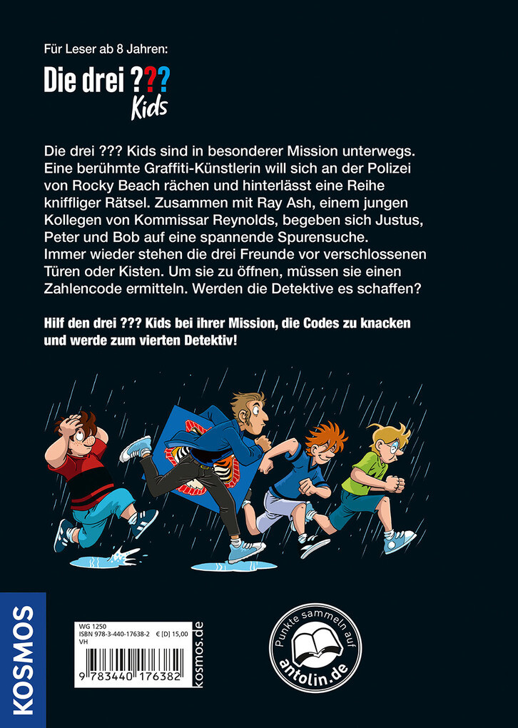 Weitere Ansicht: Die drei ??? Kids, Mission Graffiti-Code | Nina Schiefelbein